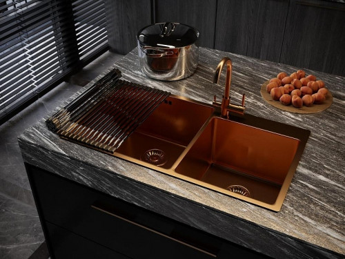 Смеситель для кухни Emar PVD ECB - 3007 PVD цвет Coppery