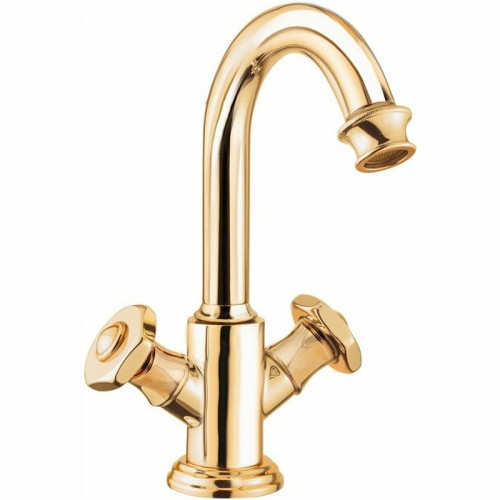 Смеситель для раковины Cezares Aphrodite APHRODITE-LS2-03/24-S1 Золото 24 карат латунь