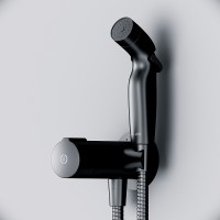Гигиенический душ со смесителем AM.PM X-Joy F0H85A522 Черный латунь на стену