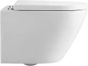Комплект унитаза с инсталляцией Aquanet Zvezda-2 303978+346762+346763 цвет Белый с сиденьем Микролифт и клавишей смыва цвет Хром
