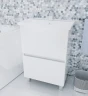 Тумба под раковину 1MarKa Aris 70 У76054 Белая глянцевая МДФ / ЛДСП