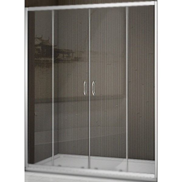 Душевая дверь в нишу Good Door Latte WTW-TD-170-C-WE 170 профиль Белый стекло прозрачное