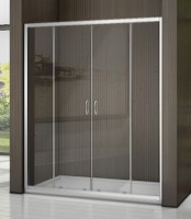 Душевая дверь в нишу Good Door Latte WTW-TD-170-C-WE 170 профиль Белый стекло прозрачное