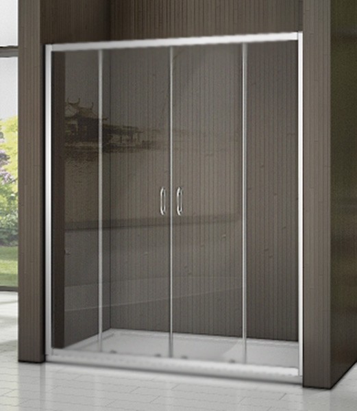 Душевая дверь в нишу Good Door Latte WTW-TD-170-C-WE 170 профиль Белый стекло прозрачное