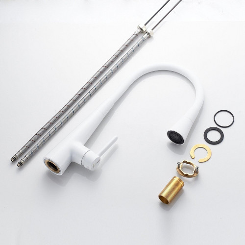 Смеситель для кухни Rose R213C цвет Белый