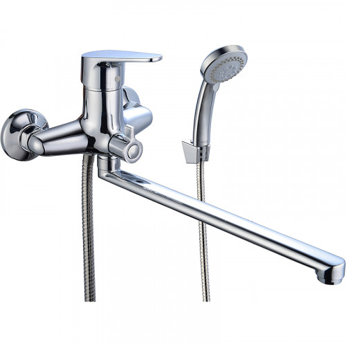 Смеситель для ванны Ростовская Мануфактура Сантехники Boou B8282-45F универсальный Хром латунь на стену