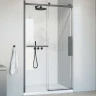 Душевая дверь Vincea Como Soft 130 VDS-1CS130CLGM профиль Вороненая сталь стекло прозрачное