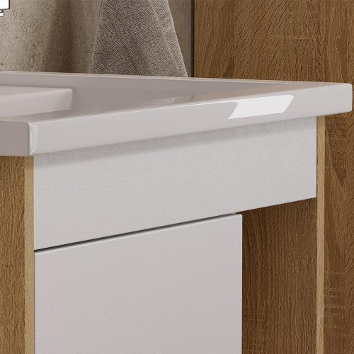 Тумба под раковину Volna Osmond 60 tnOSMOND60.1D-04 цвет Белый Дуб сонома