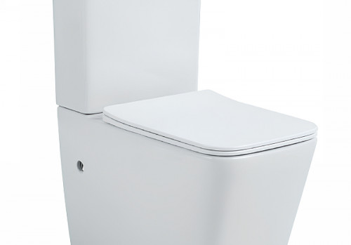 Унитаз компакт Aquatek Либра New AQ1263N-00 Белый с бачком и сиденьем Микролифт фарфор напольный