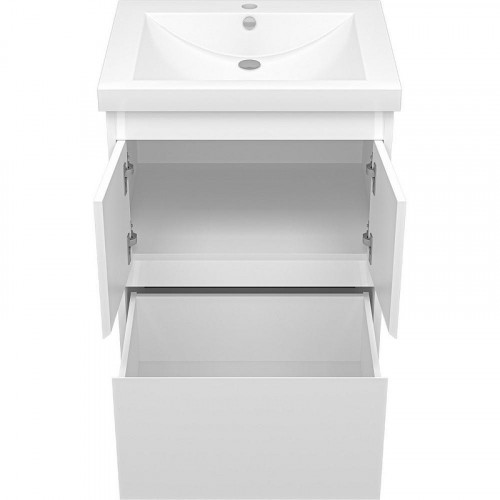 Тумба с раковиной Misty Алиса 58 УТ000011236 Белая