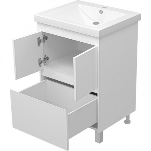 Тумба с раковиной Misty Алиса 58 УТ000011236 Белая