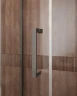 Душевой уголок Cezares Molveno 120x90 MOLVENO-RH-1-120/90-C-GM-IV профиль Оружейная сталь стекло прозрачное