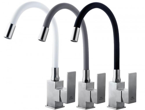 Смеситель для кухни Fashun A54302-7 цвет Сатин Черный