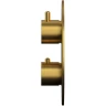 Душевая система Whitecross Y brushed gold YSET08GLB с термостатом Брашированное золото латунь встраиваемый