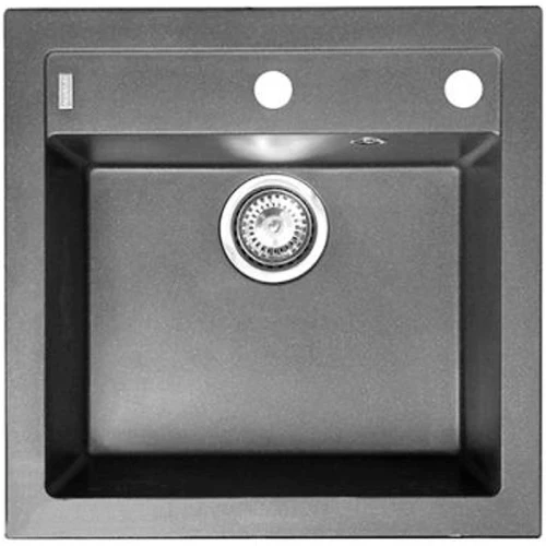 Кухонная мойка Alveus Granital+ Formic 20 Steel G04M 520x510x200 1103762 Серая искусственный камень (литьевой мрамор) встраиваемая сверху, встраиваемая снизу