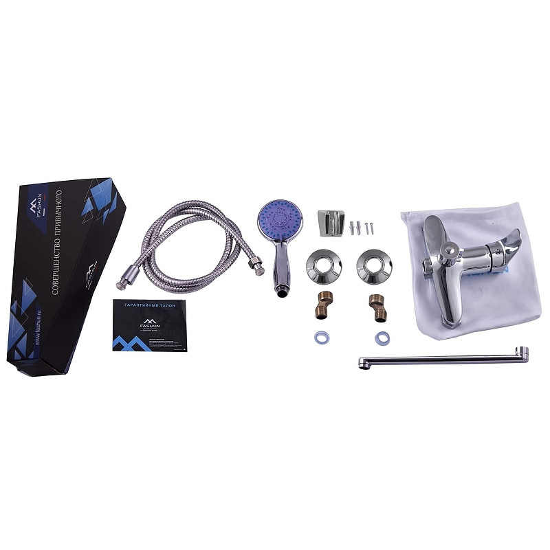 Смеситель для ванны Fashun A2228 универсальный цвет Хром