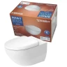 Унитаз с инсталляцией Duravit Architec 45720900A1 + Berges Novum L3 040213 с сиденьем Микролифт и клавишей смыва Хром