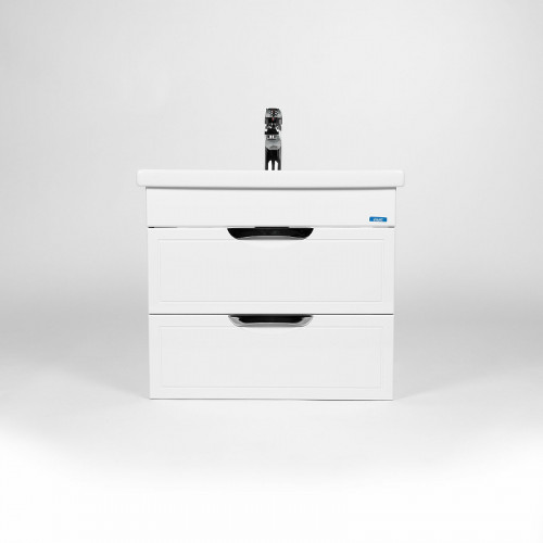 Тумба под раковину VIANT Лима 60 VLIM60CO-T2YP подвесная Белая МДФ / ЛДСП