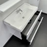 Тумба с раковиной Comforty Феррара 100 00-00020308 подвесная Белый глянец