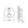 Смеситель для душа Grohe Grohtherm 24075000 с термостатом Хром