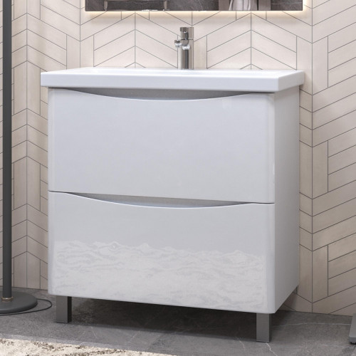 Тумба под раковину Vigo Glem 80 324 цвет Белый