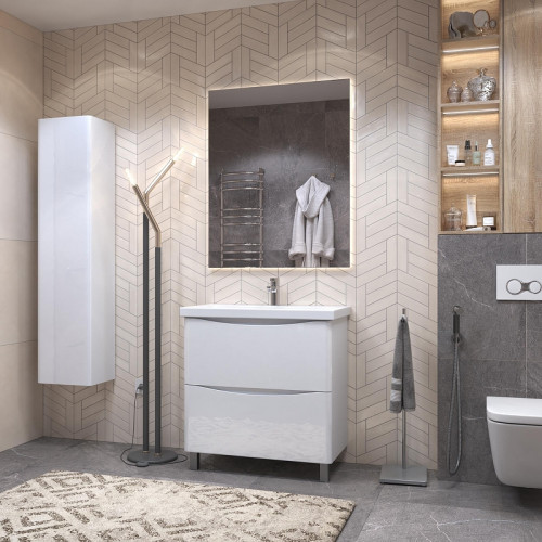 Тумба под раковину Vigo Glem 80 324 цвет Белый