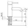 Смеситель для раковины Laparet Miniliada N2011702LPT Хром латунь
