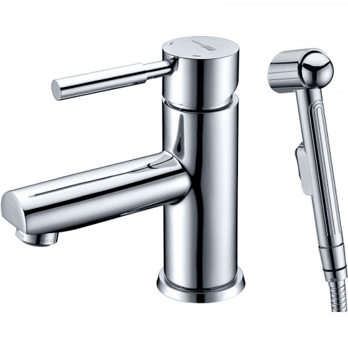 Смеситель для раковины WasserKRAFT Main 4108 с гигиеническим душем Хром латунь