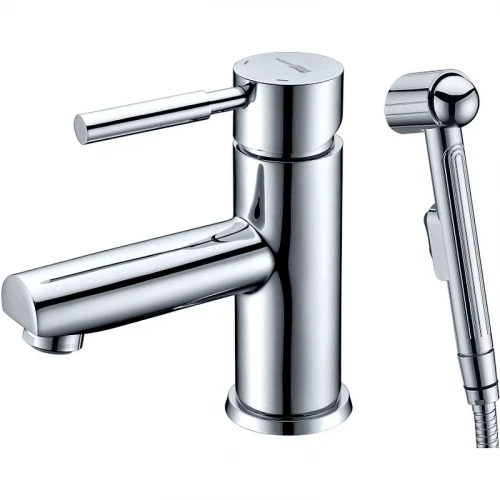 Смеситель для раковины WasserKRAFT Main 4108 с гигиеническим душем Хром латунь