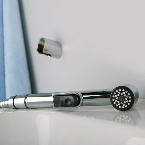 Смеситель для раковины WasserKRAFT Main 4108 с гигиеническим душем Хром латунь