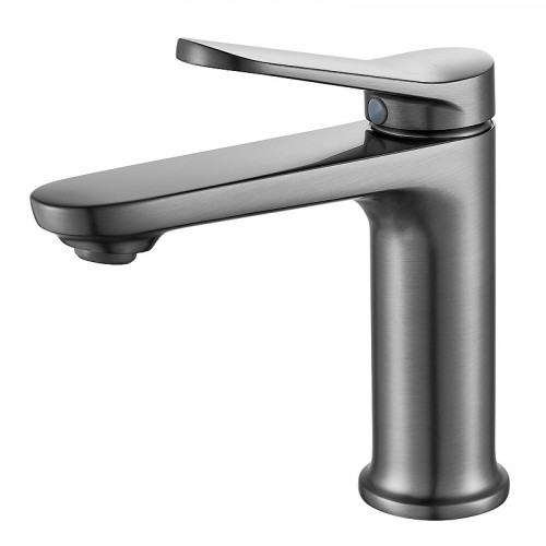 Смеситель для раковины Shevanik S43T S4301T цвет Оружейная сталь