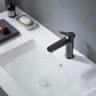 Смеситель для раковины Shevanik S43T S4301T цвет Оружейная сталь