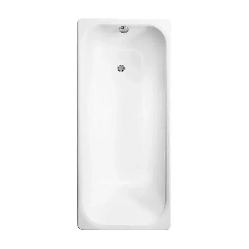 Чугунная ванна Delice Aurora 170х70 DLR230605 без отверстий под ручки и антискользящего покрытия, с ножками DLR000012