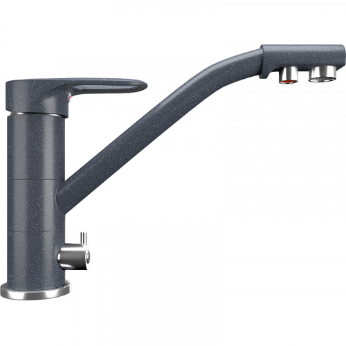 Смеситель для кухни Ulgran Classic U-010-343 Антрацит латунь