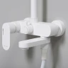 Душевая система WasserKRAFT A185.067.058.WM Белая матовая латунь на стену