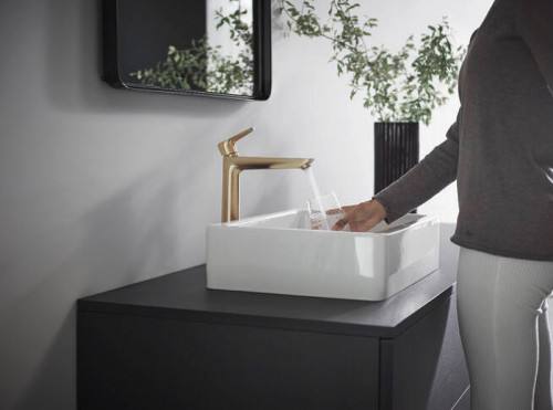 Смеситель для раковины Hansgrohe Talis E 71717140 Шлифованная бронза латунь