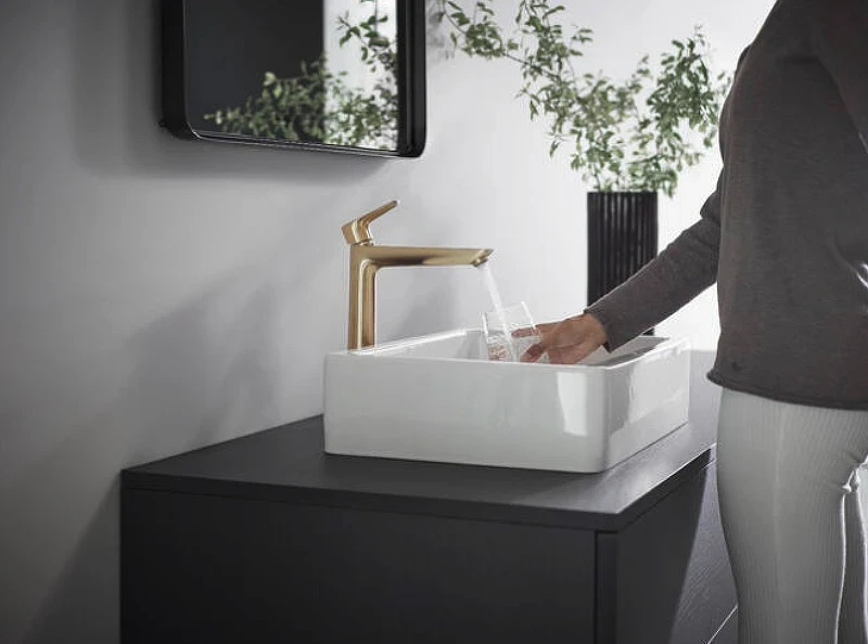 Смеситель для раковины Hansgrohe Talis E 71717140 Шлифованная бронза латунь