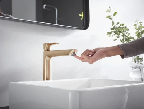 Смеситель для раковины Hansgrohe Talis E 71717140 Шлифованная бронза латунь