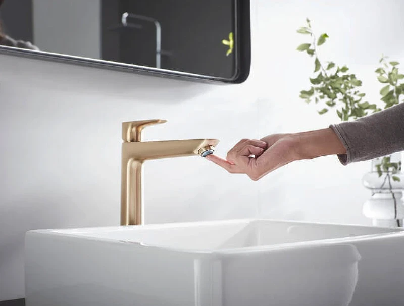 Смеситель для раковины Hansgrohe Talis E 71717140 Шлифованная бронза латунь
