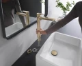 Смеситель для раковины Hansgrohe Talis E 71717140 Шлифованная бронза латунь