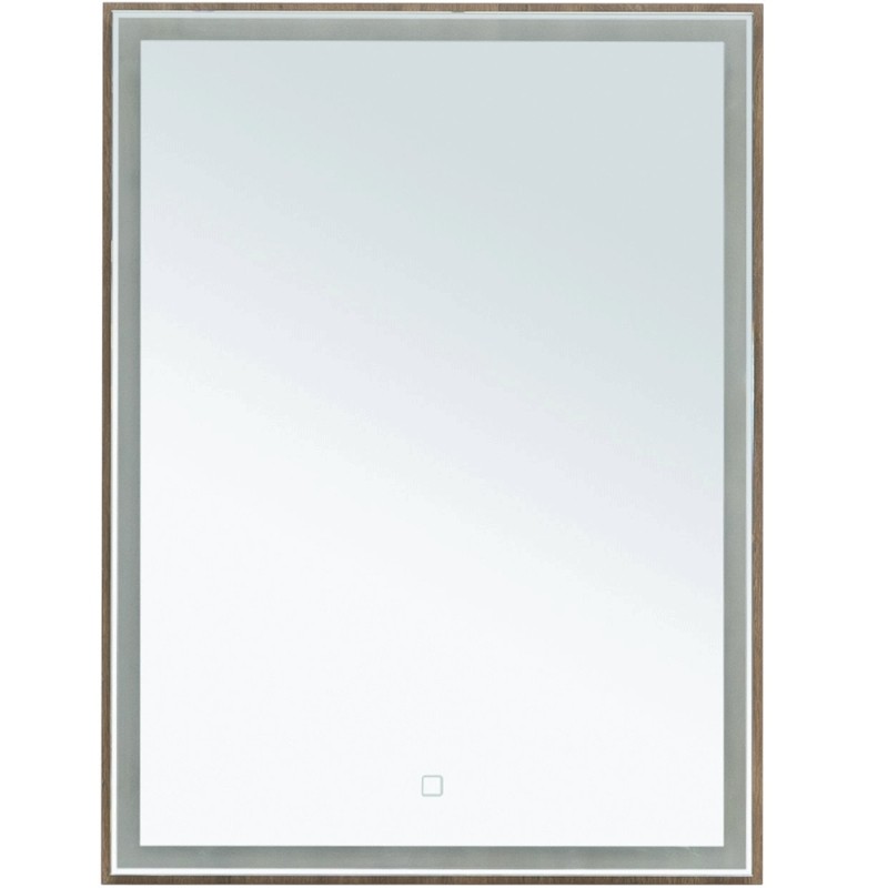 Зеркало Aquanet Nova Lite 60 249510 с подсветкой Дуб рустикальный МДФ / ЛДСП, стекло