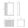 Зеркало со шкафом Comforty Ангара 60 00-00020667 с подсветкой цвет Белый матовый