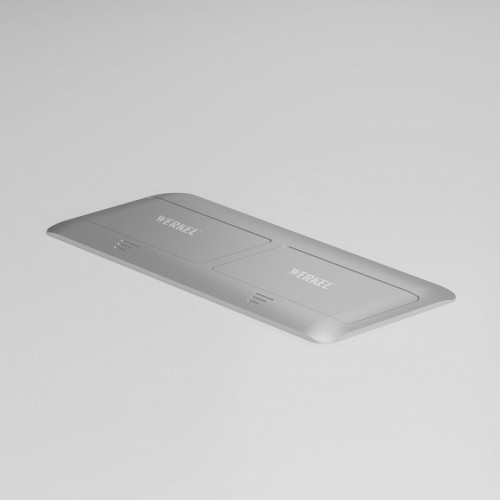 Выдвижной блок для розеток Werkel серебряный a069367