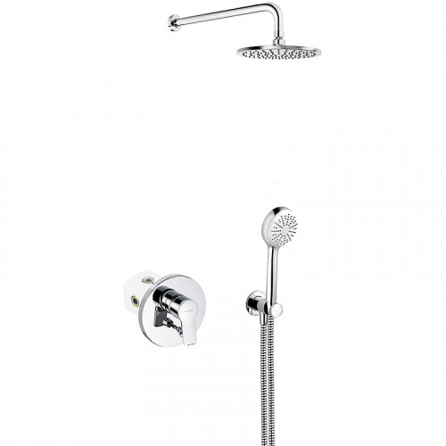 Душевая система Kludi Pure Easy 376400565 Хром латунь встраиваемый