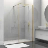 Душевая перегородка Vincea Walk-In 80 VSW-1HS800CLG профиль Брашированное золото стекло прозрачное
