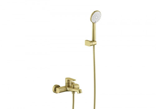 Смеситель для ванны Aquatek Оберон AQ1249BG цвет Золото шлифованное