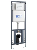 Инсталляция WeltWasser Marberg 410 SE CR 10000008206 с клавишей смыва цвет Хром