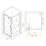 Душевой уголок RGW Stilvoll 90x100 703214590-11 профиль цвет Хром стекло прозрачное