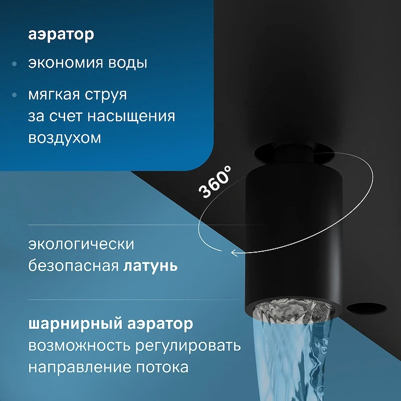 Душевая система AM.PM Func F078F722 Черная матовая латунь на стену