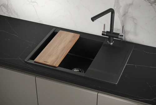 Кухонная мойка Granula Estetica 70 7003 цвет Шварц